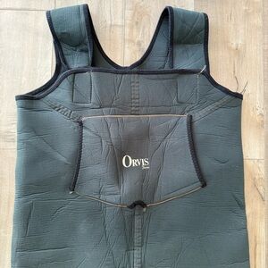 Orvis Neoprene Nylon Waders Size Large 3mm Green Stockingfoot Fishing